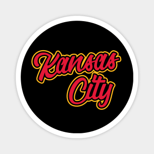 Vintage Kansas City Script For KCMO Locals Magnet